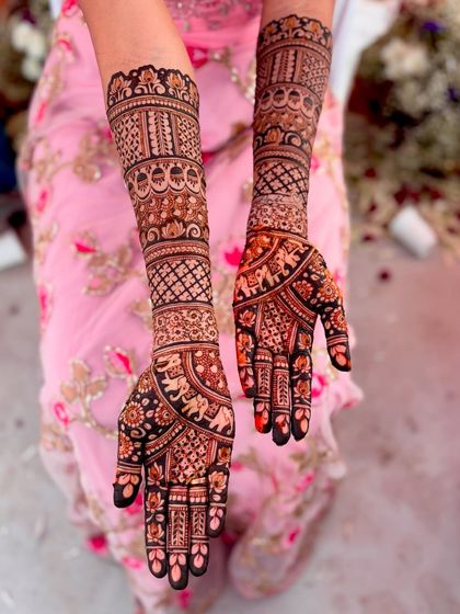 Mitali - Bridal Mehendi Full Bridal Mehendi (Hands) photo 175