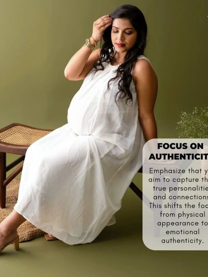 A tip on focusing on authenticity to capture true personalities and emotional connections.