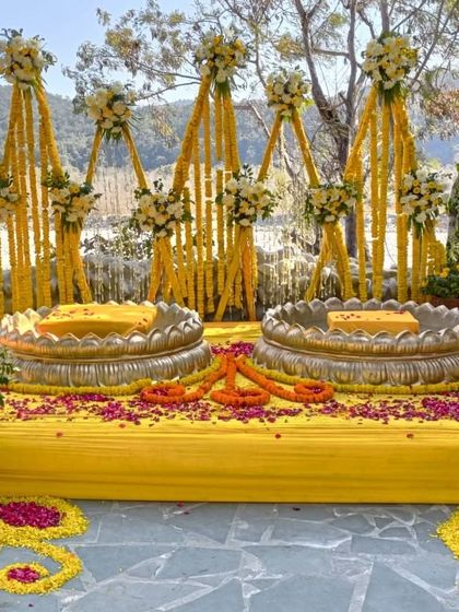 Vibrant Haldi & Mehendi Celebrations photo 93