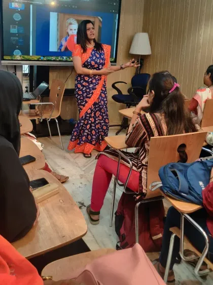 We are committed to spreading the knowledge of Ayurveda beyond our clinic walls. Here, Dr. Meghavi Shah conducts a corporate wellness session on anger management and PCOD, empowering women with practical Ayurvedic tools to manage their health proactively in a professional environment.