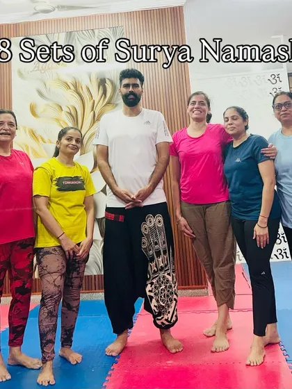 We did it. Together, our dedicated members completed 108 sets of Surya Namaskar. This is what happens when you combine personal determination with community motivation. Bahut badhiya.