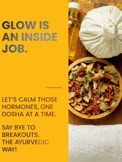 A radiant glow is an inside job. Let's calm those hormones, one dosha at a time, and say bye to breakouts the Ayurvedic way with herbs and therapies.