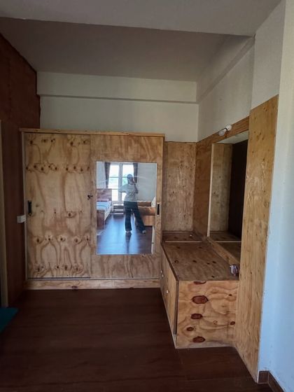 A look at the rustic and charming wooden interiors of the Armaan Farmstay.