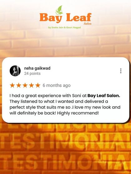 We love it when a client loves their new look. Our stylist Soni listened to what this client wanted and delivered a style that suited her perfectly. We look forward to seeing her again.