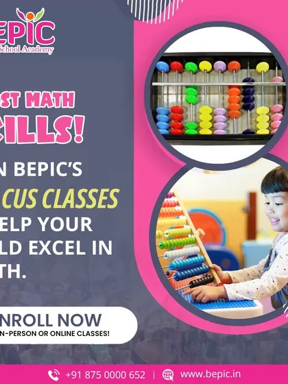 Boost your child's math skills and help them excel. My abacus classes are available both in-person and online to fit your family's schedule.