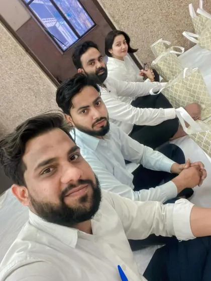 At an Iftaar party organized by a senior colleague. These events allow us to connect on a personal level outside of work.