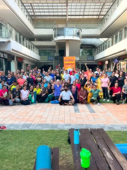 The energy of our community is everything. Here's a glimpse of our International Yoga Day celebration, where hundreds of us came together to breathe, move, and share the joy of yoga.