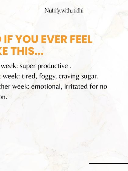 Ever feel super productive one week, then tired and craving sugar the next? Or emotional for no reason? You're not imagining it. This is your 28-day hormonal cycle at play.