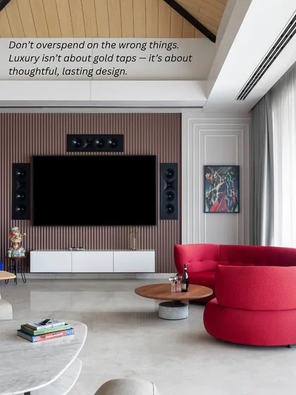 Mistake to avoid: Overspending on the wrong things. True luxury isn't about gold taps; it's about thoughtful, lasting design and high-quality construction.
