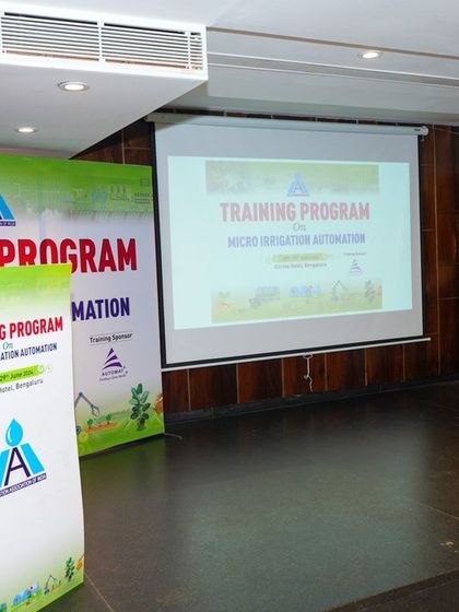 A speaker addressing the audience at the IAI training program.