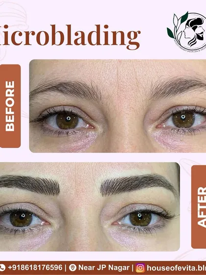 For a truly natural enhancement, Microblading is the perfect solution. I meticulously added individual hair strokes to fill in sparse areas, creating fuller, perfectly shaped brows that look completely real.