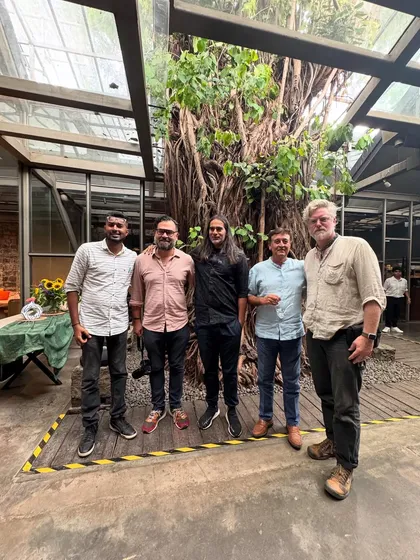 It was a pleasure to host researcher Cassim Shepard at our studio. We shared our thoughts on the history and evolution of housing in Mumbai for his upcoming documentary.