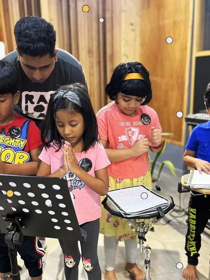 Our youngest campers learning to sing together. It's incredible to see their focus and enthusiasm, even at such a young age.