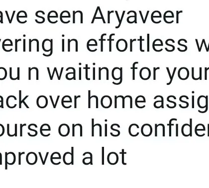A parent shared this note about her son discovering effortless writing and gaining confidence through our sessions. Knowing that children are eagerly waiting for feedback and growing in the process is the fuel that keeps me going on this path.