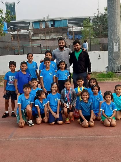 My youngest training squad, the future champions of the track.