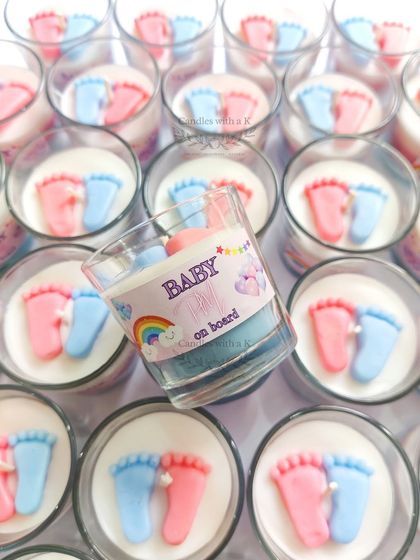 Candles with a K - White-Label Candle Manufacturing Gifts for Baby Showers & Birthdays photo 6