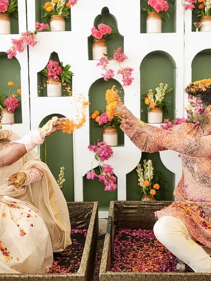 Vibrant Haldi & Mehendi Ceremonies photo 14