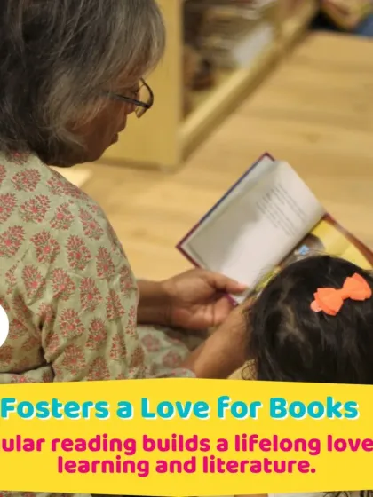A quiet moment between a grandmother and child, lost in a book. I cherish these intergenerational connections and the lifelong love for reading they foster.