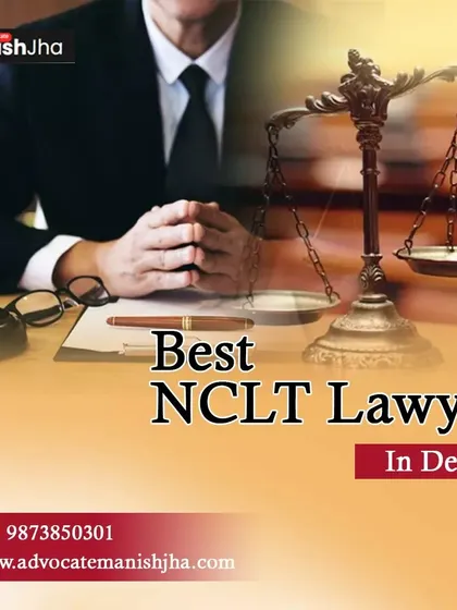 I am committed to finding the perfect legal solutions for your business's NCLT challenges. This image of a lawyer at a desk with legal symbols conveys a sense of professionalism and readiness to tackle complex corporate cases.