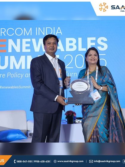 Our CEO, Mr. Prashant Mathur, speaking at the Mercom India Renewables Summit 2025, highlighting the need to fortify India’s domestic manufacturing base for a self-reliant solar future.