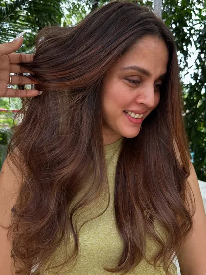 Another client getting 'Vacay Ready'. I gave her a mix of cinnamon and caramel tones to create this warm, sun-kissed look that’s perfect for a beach holiday.