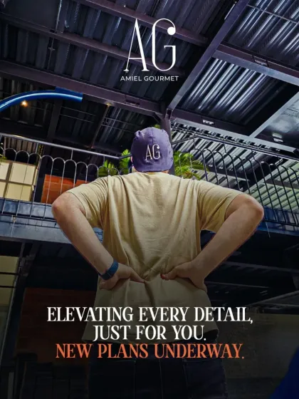 Elevating every detail, just for you. A hint at new plans underway for one of my locations.