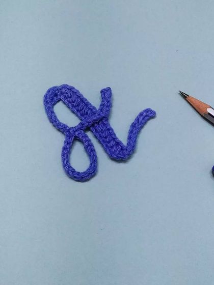 This was the start of my journey testing these beautifully designed calligraphy letters. This elegant letter 'A' shows the intricate, flowing style.