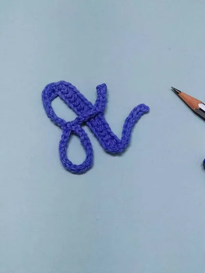 This was the start of my journey testing these beautifully designed calligraphy letters. This elegant letter 'A' shows the intricate, flowing style.