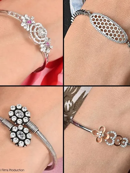 This composite image showcases a variety of bracelet designs. It's an efficient way to display multiple products or variations in a single, shareable graphic for social media or catalogues.