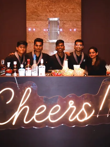 Cheers from the team! My crew is always ready to serve with a smile and bring positive energy to your event.