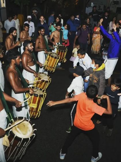 Even the kids can't resist dancing. We play for audiences of all ages.