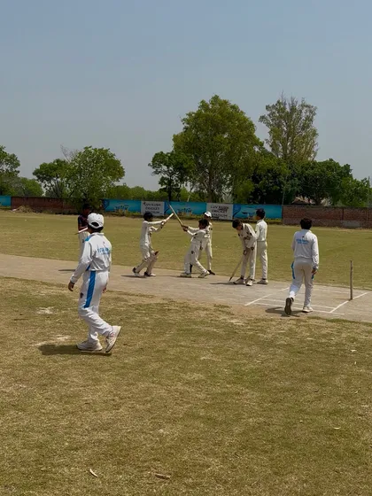A fun moment of celebration after the match.