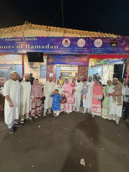A beautiful family photo that warms our hearts. Thank you for celebrating Ramadan with us.