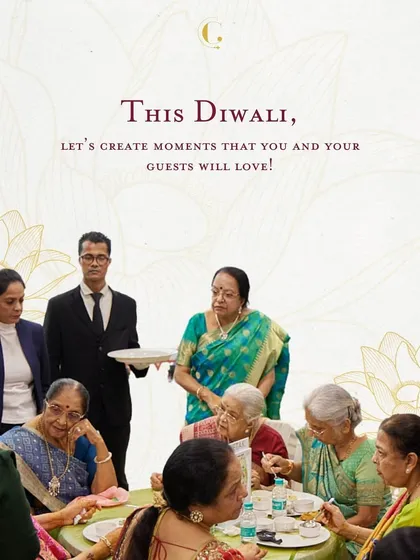 This Diwali, let us create moments your guests will love. Our attentive service ensures that everyone, from the youngest to the eldest, is cared for.