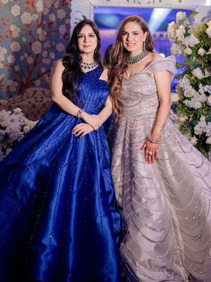 Sister glam. I had the pleasure of doing makeup for both these lovely ladies for the reception.