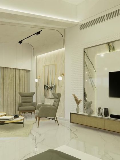 A duplicate image of the wider bedroom view.