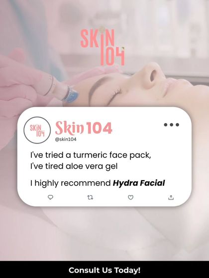 If you've tried every home remedy like turmeric and aloe vera gel without seeing results, it's time for a professional solution. Our clients highly recommend the HydraFacial for a reliable, visible improvement in skin health and radiance.