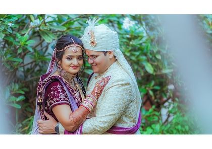 A closely framed portrait that captures the couple's connection. Sometimes a simple, loving embrace says it all.