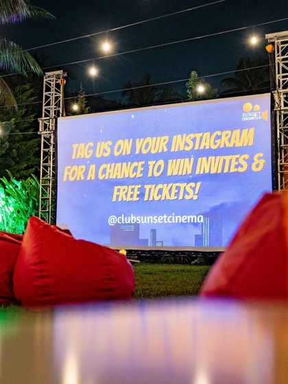 We love to make our events interactive. During our movie nights, we often run contests for free tickets and invites.