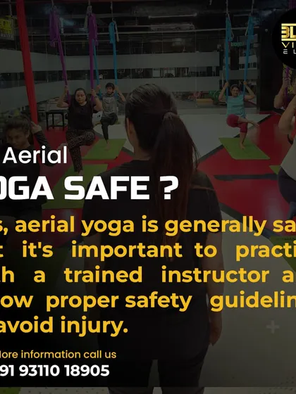 Is Aerial Yoga safe? Absolutely. With our trained instructors and proper safety guidelines, you can explore new movements with complete confidence.