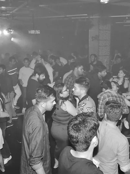 The dance floor is my canvas. A packed house like this is the sign of a successful night.