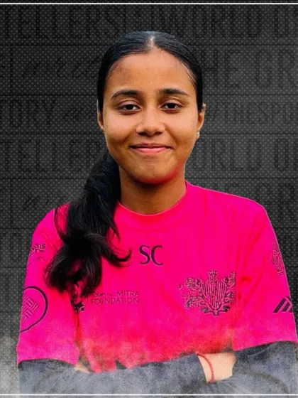 Leading by example. Meet Shreya, our First Kicks program coach and Dream Team captain, who recently completed her AFC C license.
