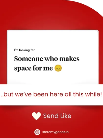 If you're looking for someone who makes space for you, you've found me. I've been here all this while, ready to be your perfect match for a clutter-free life.