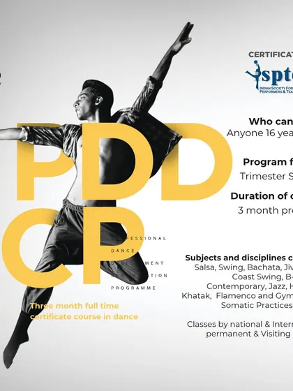 Your professional dance career starts here. Our PDDCP course is an internationally recognized program certified by ISPTD, offering training from national and international faculty. We provide the skills and the credentials you need to succeed.