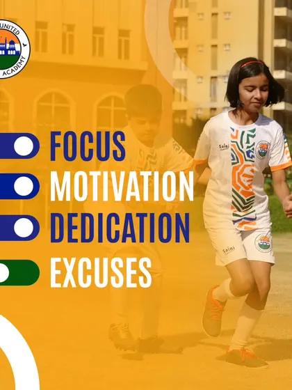 Focus, motivation, dedication. Excuses off. This is the mindset we cultivate in every player who steps onto our field.