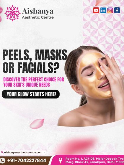 Peels, masks, or facials? It can be confusing to know what's best for your skin. At my clinic, I help you discover the perfect choice for your unique needs to start you on your glow journey.
