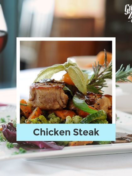 A well-prepared chicken steak, with its savory flavors, is a wonderful match for the soft tannins and red fruit notes of our Art Collection Merlot.