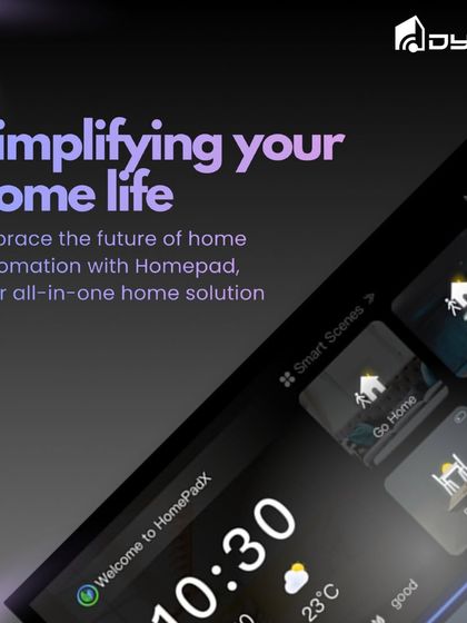 I simplify your home life with the HomePad. This all-in-one solution is the future of home automation, bringing all your smart devices together into one easy-to-use interface.