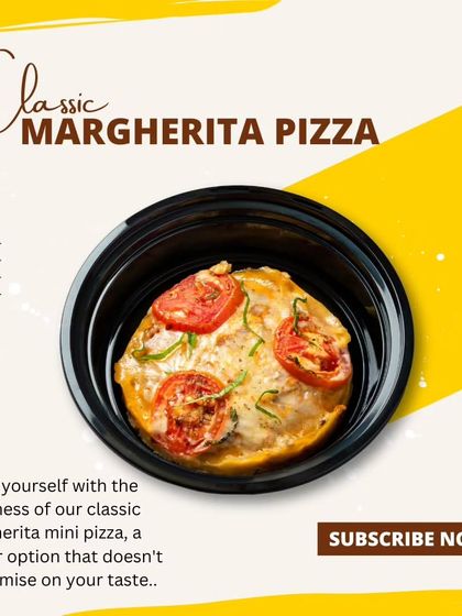 Craving pizza? Our Classic Margherita Mini Pizza is the perfect way to treat yourself without the guilt. It's a healthier option that doesn't compromise on the taste you love.