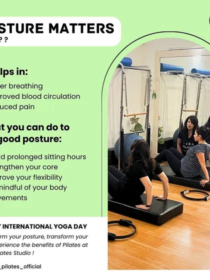 Posture matters more than you think. Good posture helps with breathing, improves blood circulation, and reduces pain. We focus on strengthening your core and improving flexibility to help you transform your posture and your life.